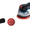 Bosch Professional 18V System GEX 18V-125 Cordless Random Orbit Sander (incl. Sanding disc (125 mm), 1x Sanding Paper, dust Bag, Without Rechargeable...