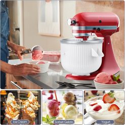 toptopdealcouk-ice-cream-maker-attachment-for-kitchenaid-stand-mixer