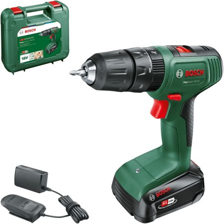 Bosch Home And Garden Cordless Combi Drill EasyImpact 18V 40 1 Battery 18 Volt System In Carrying Case